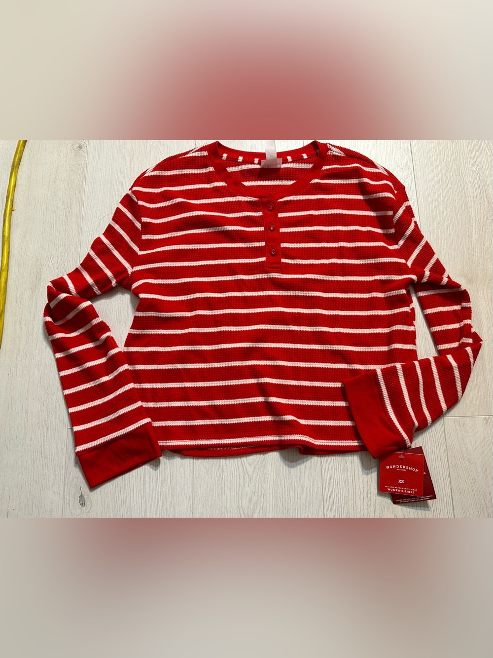 New wondershop red/white stripped long
